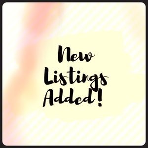 New Listings added! 😊